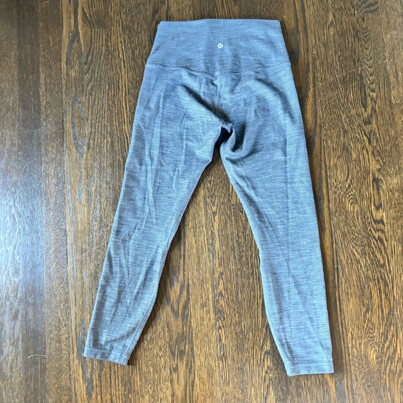 Lululemon Align Leggings Womens 8 Gray High Rise Pockets Yoga Athletic - Picture 3 of 4